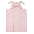 Cute Lovely Cartoon Animal Baby Toddlers Albornoz Soft con capucha Toallas Infantil Wrap - Pink Bunny, alta calidad, suave y grueso